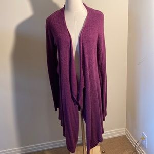 EUC Gently Worn and Cozy Burgundy/Purple Oversized Sweater/Shawl.